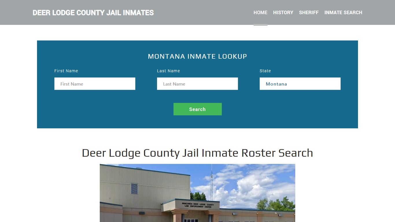 Deer Lodge County Jail Inmate Roster Lookup, Anaconda, MT